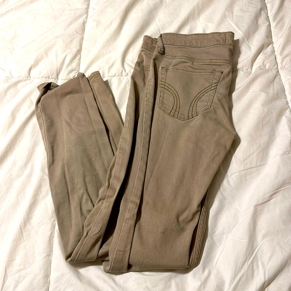Women’s hollister skinny jeans khaki